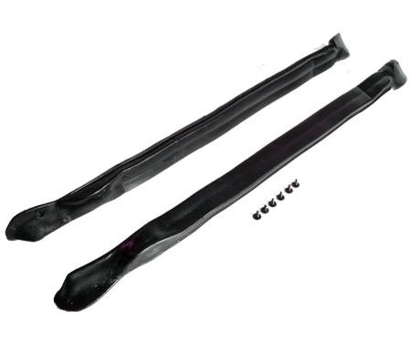 Metro Moulded Parts 1971-1976 Cadillac / Buick / Chevrolet / Oldsmobile / Pontiac Windshield Pillar Post Seals for Convertibles. 26" Long CZ 8130