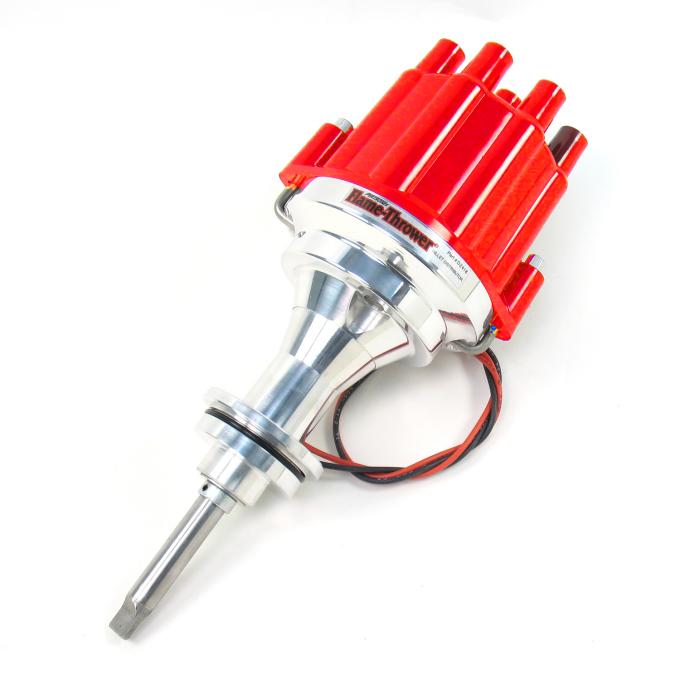 Pertronix Marine Billet Distributor for Mopar 273-360 Engines (Ignitor II), Red Cap Color D241801