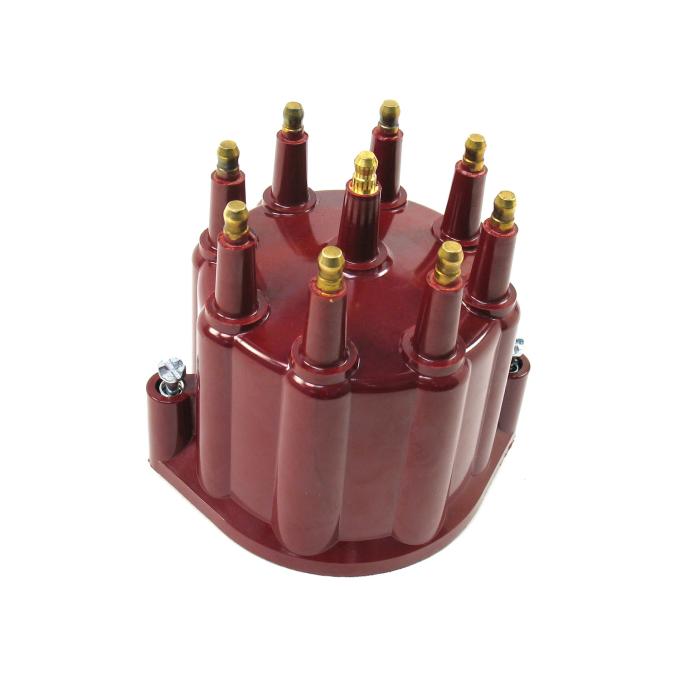 Pertronix Replacement Distributor Cap for 8 Cylinder Automotive Billet Distributors, Red / Male (Service Part Only) D650711