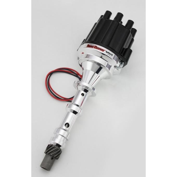 Pertronix Billet Distributor for Chevrolet 409 Engines (Ignitor II) with Mechanical Advance, Black / Female D101800