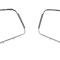 AMD Door Glass Outside Reveal Molding, Stainless, Pair, 47-55 Chevy GMC Pickup Suburban X547-4047-4SP