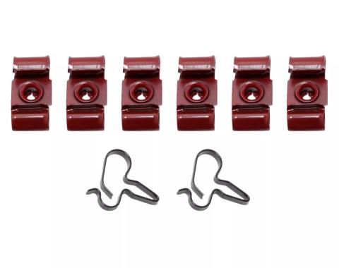 Chevy Fuel & Brake Line Clip Set, 1955-1957
