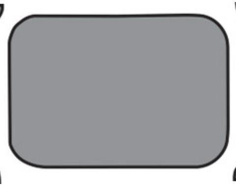 ACC 1962 Chevrolet Impala Trunk Mat 2DR Coupe in Carpet with Pad Tuxedo