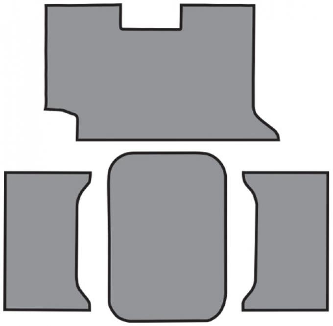 ACC 1961 Chevrolet Impala 2DR Convertible Trunk Mat TM Felt