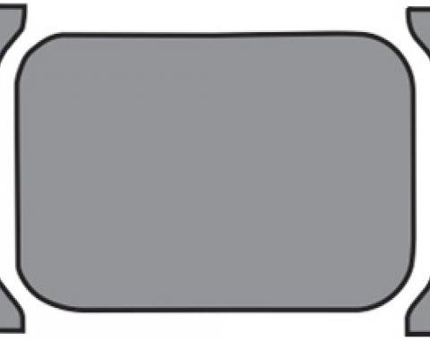 ACC 1961 Chevrolet Impala Trunk Mat 2DR Hardtop/Coupe in Carpet with Pad Tuxedo