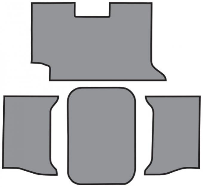 ACC 1962-1964 Chevrolet Impala 2DR Convertible Trunk Mat TM Felt