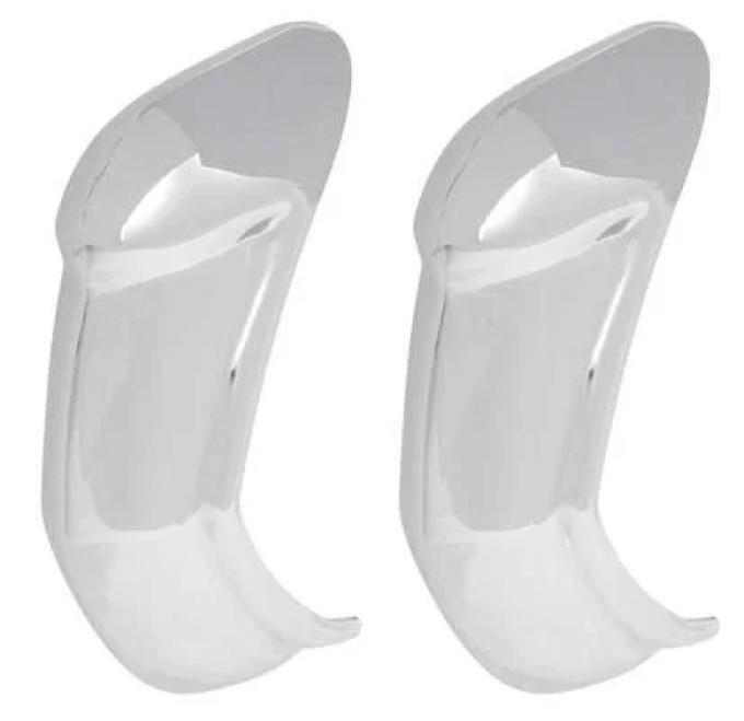 AMD Rear Chrome Bumper Guards, Pair, 55-58 Chevy GMC Cameo Pickup Truck X980-4055-2P