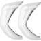AMD Rear Chrome Bumper Guards, Pair, 55-58 Chevy GMC Cameo Pickup Truck X980-4055-2P