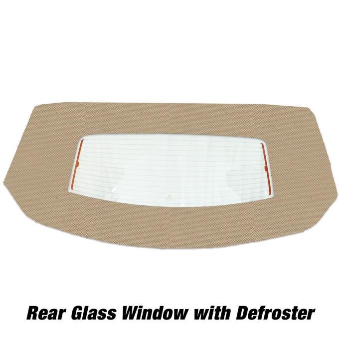 Kee Auto Top HG0118DF05SP Convertible Rear Window - Vinyl, Direct Fit