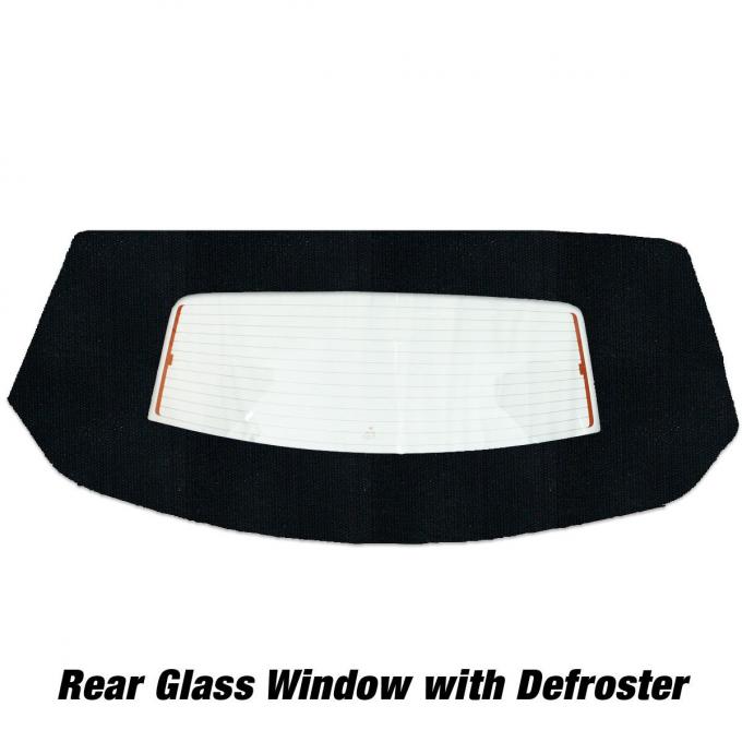 Kee Auto Top HG0118DF14SF Convertible Rear Window - Cloth, Direct Fit