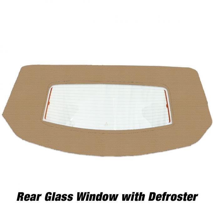 Kee Auto Top HG0118DF15SP Convertible Rear Window - Vinyl, Direct Fit