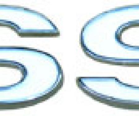 thumbnail image 2 of 67-72 Chevy/GMC C10 Truck Fender Emblems Pair – LH & RH C/10 With Fasteners (1969 Style) 2 of 5