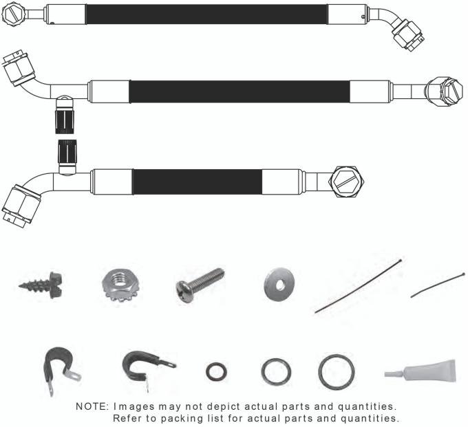 Vintage Air 1977-82 Corvette SureFit&trade; Reduced Barrier Standard Hose Kit 526780