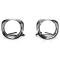 AMD Headlamp Bezels with Seals, Pair, 55-57 Chevy GMC Pickup Truck Suburban X145-4055-S