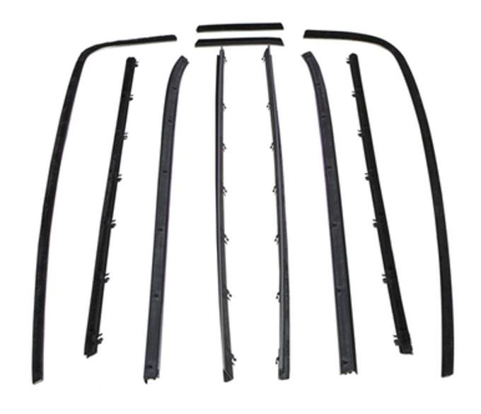 Metro Moulded Parts Window Sweeper Set, 58 Chevrolet Impala 2 Door Hardtop, Set of 10 WC 7200-40