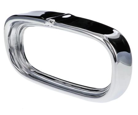AMD Park Lamp Bezel, LH or RH, 58-59 Chevy Pickup Truck Suburban X136-4058