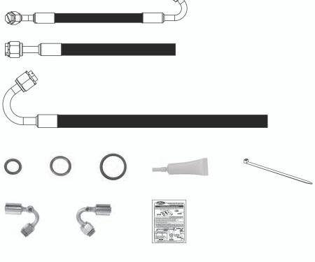 Vintage Air 1947-55 Chevrolet Pickup V8 SureFit&trade; Reduced Barrier Modified Hose Kit 526005