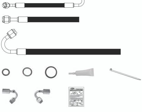 Vintage Air 1947-55 Chevrolet Pickup V8 SureFit&trade; Reduced Barrier Modified Hose Kit 526005