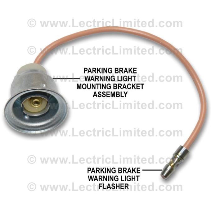 Lectric Limited 1957 Chevrolet Nomad Parking Brake Warning Light Wire 90804