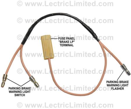 Lectric Limited 1957 Chevrolet Nomad Parking Brake Warning Light Switch Harness 90803