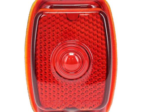AMD Tail Light Lens, Red Glass, 47-53 Chevy GMC Truck X951-4047