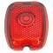 AMD Tail Light Lens, Red Glass, 47-53 Chevy GMC Truck X951-4047