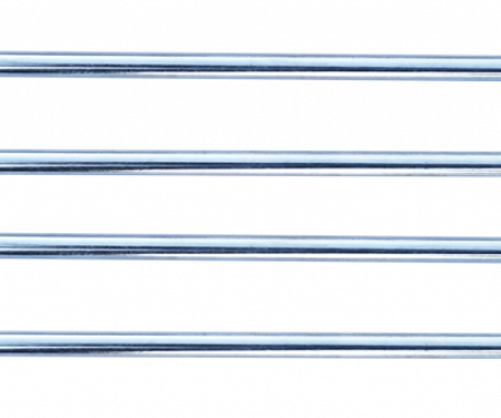 Key Parts '60-'66 Fleetside Bedside Brace Set, Chrome Plated, 4pc 0848-323