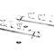 AMD Hood Side Emblems, Pair, 3100, 53-54 Chevy Pickup Truck Suburban X999-4053-31P
