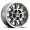 Legendary Wheels 1964-1973 Ford Mustang 15x7 Legendary GT6 Wheel 5 on 4.5 BP, 4.25 BS, Clear Coat/ Machined LW66-50754C