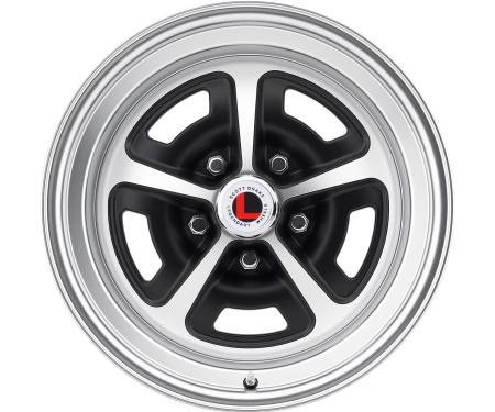 Legendary Wheels 1967-1973 Ford Mustang 17x8 Magnum 500 Alloy Wheel, 5 on 4.5 BP, 4.75 BS, Satin / Black LW50-70854D