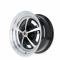 Legendary Wheels 1964-1973 Ford Mustang 17x8 Magnum 500 Alloy Wheel, 5 on 4.5 BP, 4.75 BS, Gloss Black/ Machined LW50-70854A