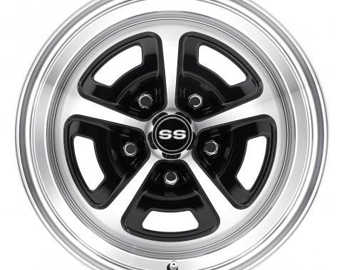 Legendary Wheels 16 X 8 Magnum Wheel, 5 on 4.75 BP, 4.5 BS, Gloss/Black Machined LW50-60857A