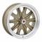 Legendary Wheels 1964-1973 Ford Mustang 17 X 7 Legendary HB45 Alloy Wheel, 5 on 4.5 BP, 4.25 BS, 5 Lug, Gold Haze LW90-70754F