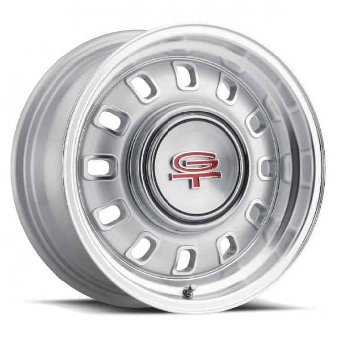 Legendary Wheels 1964-1973 Ford Mustang LW 60 15x7 12 Slot Rim 5x4.5" Silver LW60-50754S