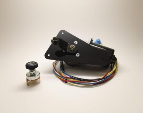 Full Size Chevy Electric Wiper Motor, Replacement, With Delay Switch,1963-1964