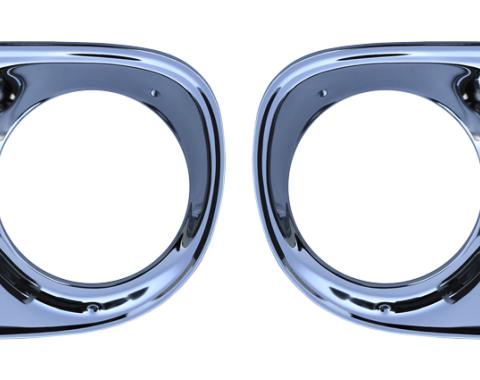 Key Parts '58-'59 Head Light Bezel Set 0847-056