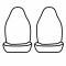 Covercraft Precision Fit Endura Front Row Seat Covers GTC1036ENDB