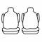 Covercraft Precision Fit Endura Front Row Seat Covers GTC1057ENSC