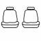 Covercraft 2006-2013 Chevrolet Impala Precision Fit Endura Front Row Seat Covers GTC1155ENDB