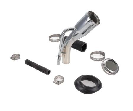 AMD Fuel Filler Neck Kit, Chrome Cap, 49-55 Chevy GMC Pickup X891-4049-S