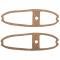AMD Tail Lamp Lens Gaskets, Pair, 55-58 Chevy Cameo GMC Carrier X954-4055-2P