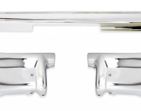 AMD Rear Bumper (3pcs), 63 Bel Air, Biscayne, Impala (Except Wagon) 990-3963