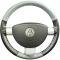 Wheelskins Genuine Leather Steering Wheel Cover, Eurotone Two-Color