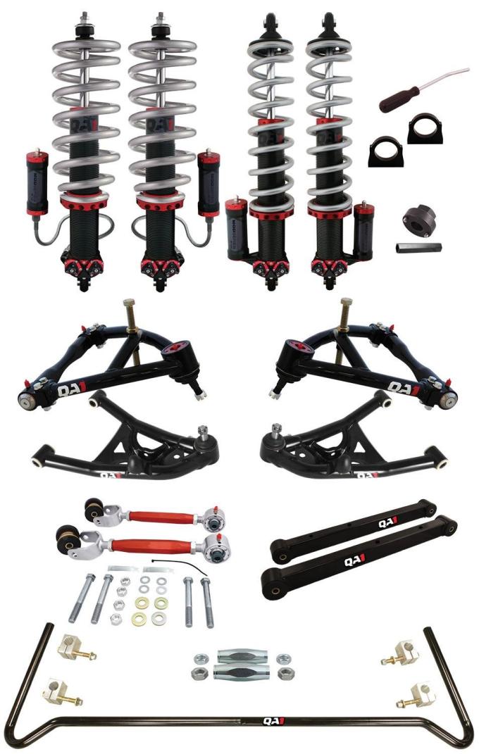 QA1 Drag Kit 2.0, Level 3, B-Body, 78-93 GM B-Body, W/Shocks DK23-GMB4