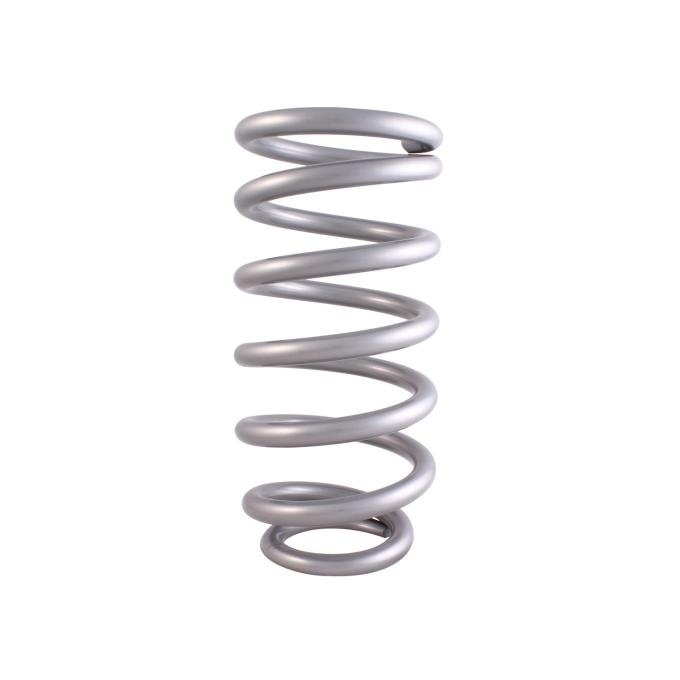 QA1 Spring, Cr-Si Ht High Travel 4.125" 10" X 650 Lbs/In. Tapered Silver Pc 10HTBF650
