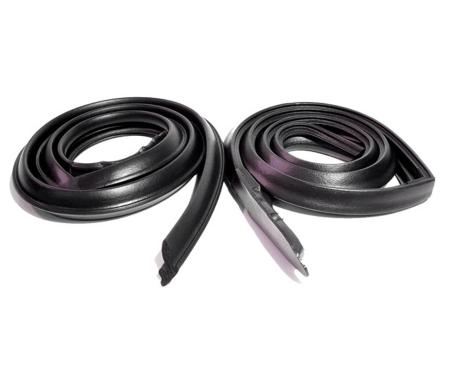 Metro Moulded Parts 1969-1970 Oldsmobile / Buick / Chevrolet / Pontiac Molded Roof Rail Seals, for 2-Door Hardtop Sport Coupe. Pair r&l RR 5014-A