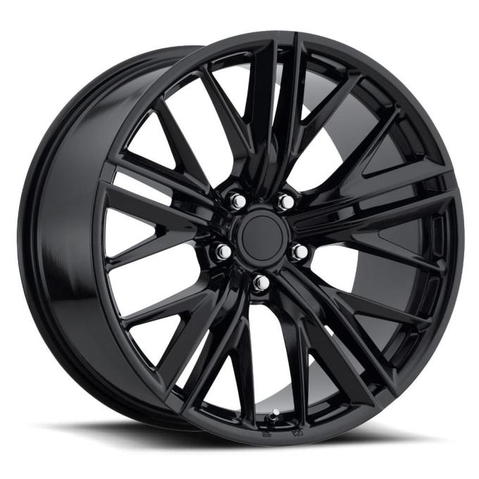 Factory Reproductions FR 28 &ndash; ZL1 Camaro Replica Wheels 20x10 5x120 +32 HB 66.9 2017 ZL1 Style 28 Gloss Black with Cap 28010322002