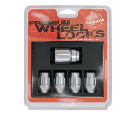 Factory Reproductions Lock Set Lockset - 14mm X 1.50 (1.38") Chrome - 4pcs+Key (741148b) L-LO14150C