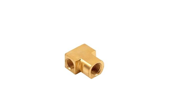 Classic Performance Rear Flex Hose Brass T Block, 1937-1957 Chevy Fullsize RSBB08