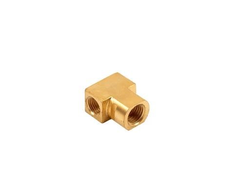 Classic Performance Rear Flex Hose Brass T Block, 1937-1957 Chevy Fullsize RSBB08